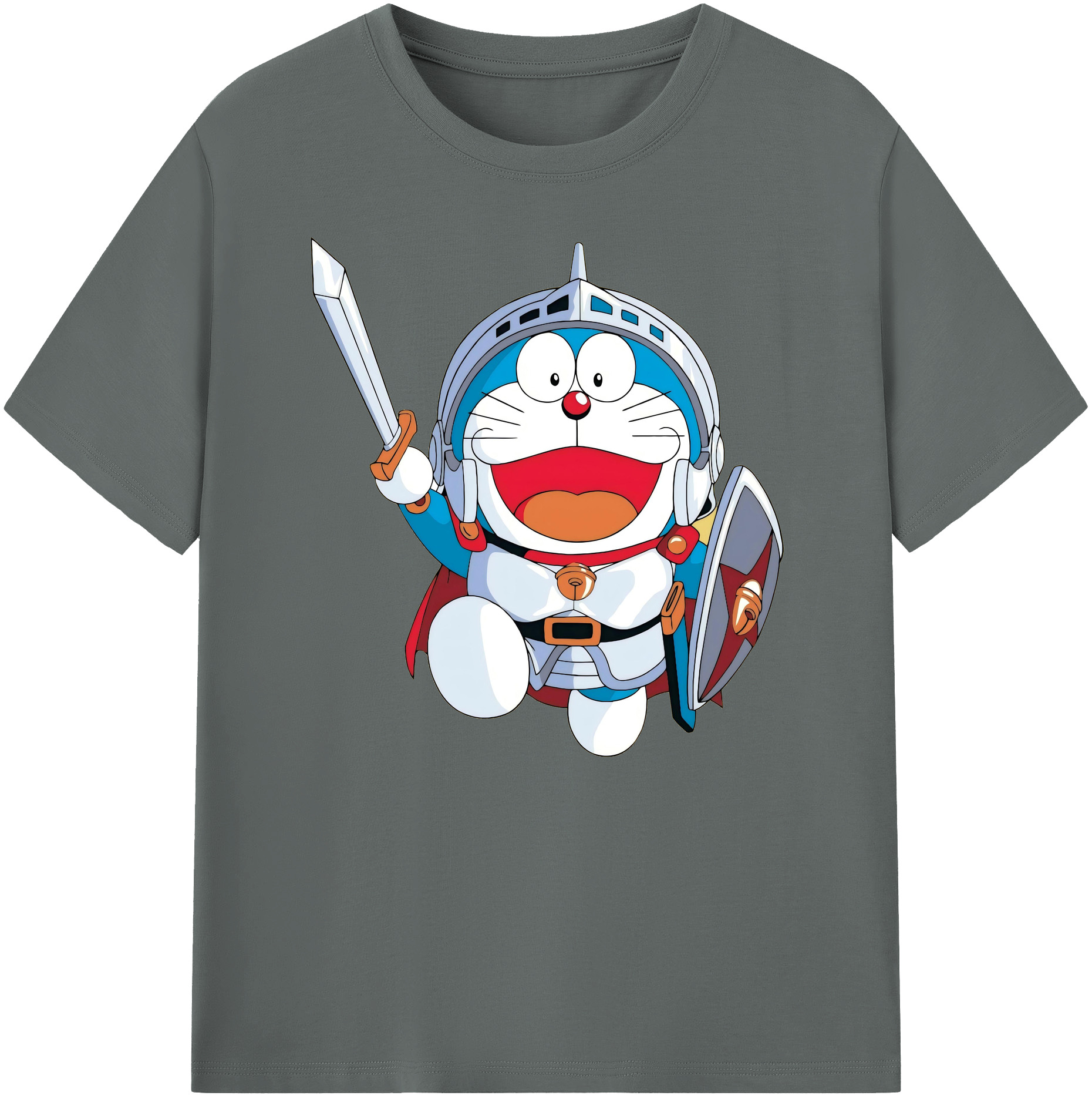 （画像用） ドラえもん Doraemon 綿100％ メンズ半袖Tシャツ｜肌触りやわらか＆通気性